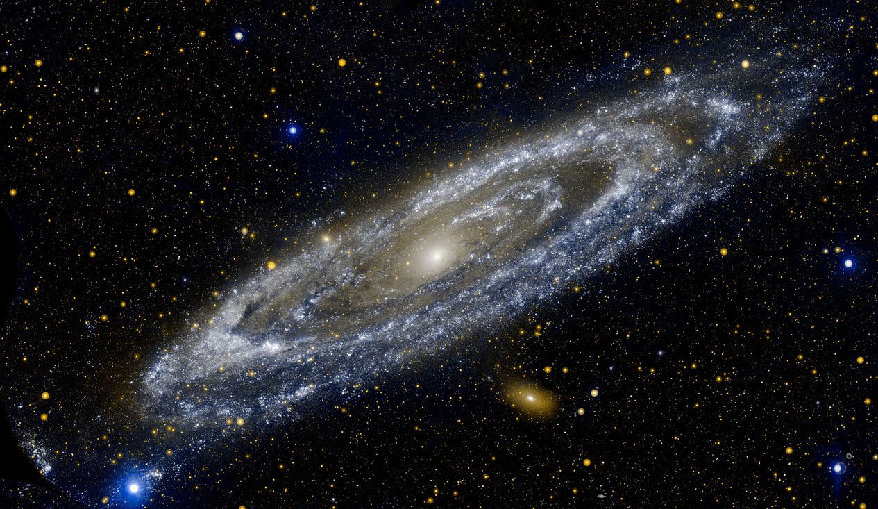 Andromeda galaxy. Source NASA/JPL-Caltech